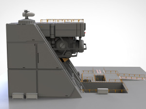Sci-fi architectural element 1 3D Model
