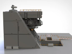 Sci-fi architectural element 1 3D Model