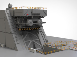 Sci-fi architectural element 1 3D Model