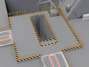 Sci-fi architectural element 1 3D Model