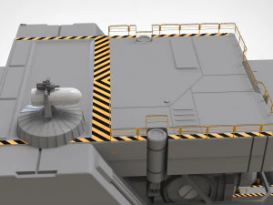 Sci-fi architectural element 1 3D Model