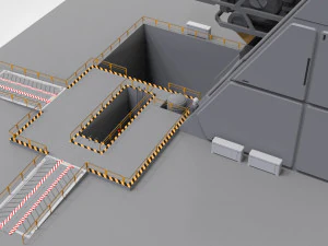 Sci-fi architectural element 1 3D Model