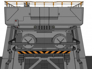 Sci-fi architectural element 1 3D Model