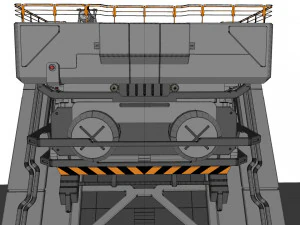 Sci-fi architectural element 1 3D Model