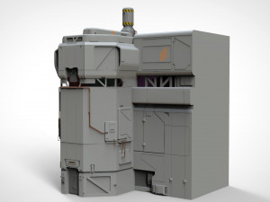 Sci-fi architectural element 8 Modello 3D