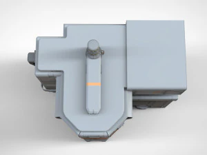 Sci-fi architectural element 8 3D Model