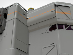 Sci-fi architectural element 8 Modello 3D