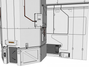 Sci-fi architectural element 8 Modello 3D