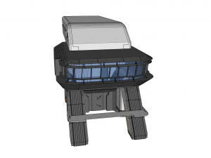 Sci-fi architecture 3 3D Model