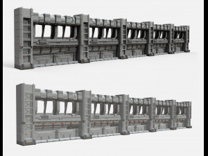 Sci fi modular environment 5 Modelo 3D