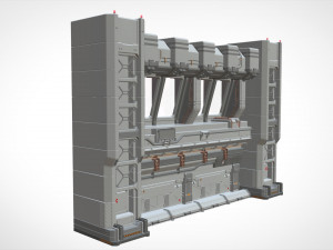 Sci fi modular environment 5 Modelo 3D