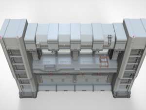 Sci fi modular environment 5 Modelo 3D