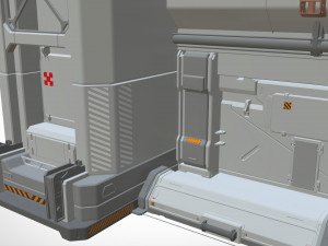 Sci fi modular environment 5 Modelo 3D