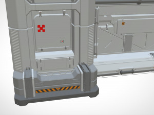 Sci fi modular environment 5 Modelo 3D