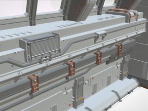 Sci fi modular environment 5 Modelo 3D