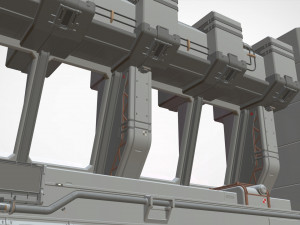 Sci fi modular environment 5 Modelo 3D