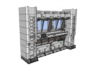 Sci fi modular environment 5 3D Model