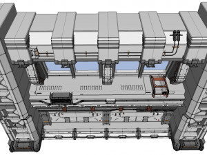 Sci fi modular environment 5 Modelo 3D