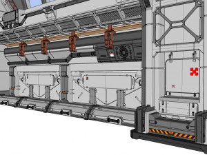Sci fi modular environment 5 Modelo 3D