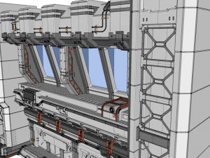 Sci fi modular environment 5 3D Model