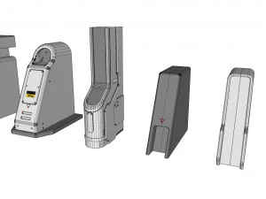 Sci-fi architecture elements collection 23 3D Model
