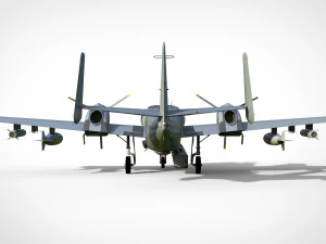 Grumman ov-1d mohawk 3D Model