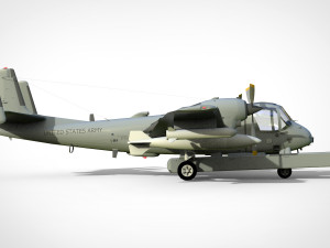 Grumman ov-1d mohawk Modelo 3D