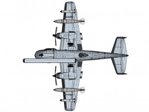 Grumman ov-1d mohawk Modelo 3D