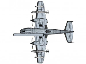 Grumman ov-1d mohawk 3D Model