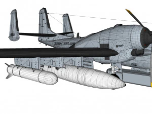 Grumman ov-1d mohawk 3D Model