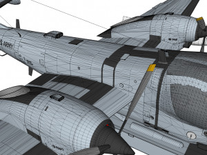 Grumman ov-1d mohawk Modelo 3D