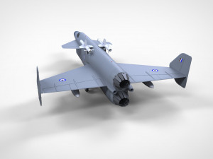 Avro 559 3D मॉडल