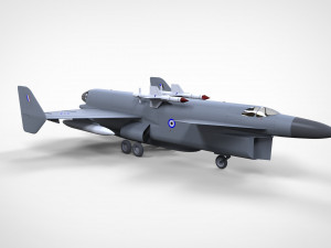 Avro 559 3D मॉडल