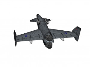 Avro 559 3D मॉडल