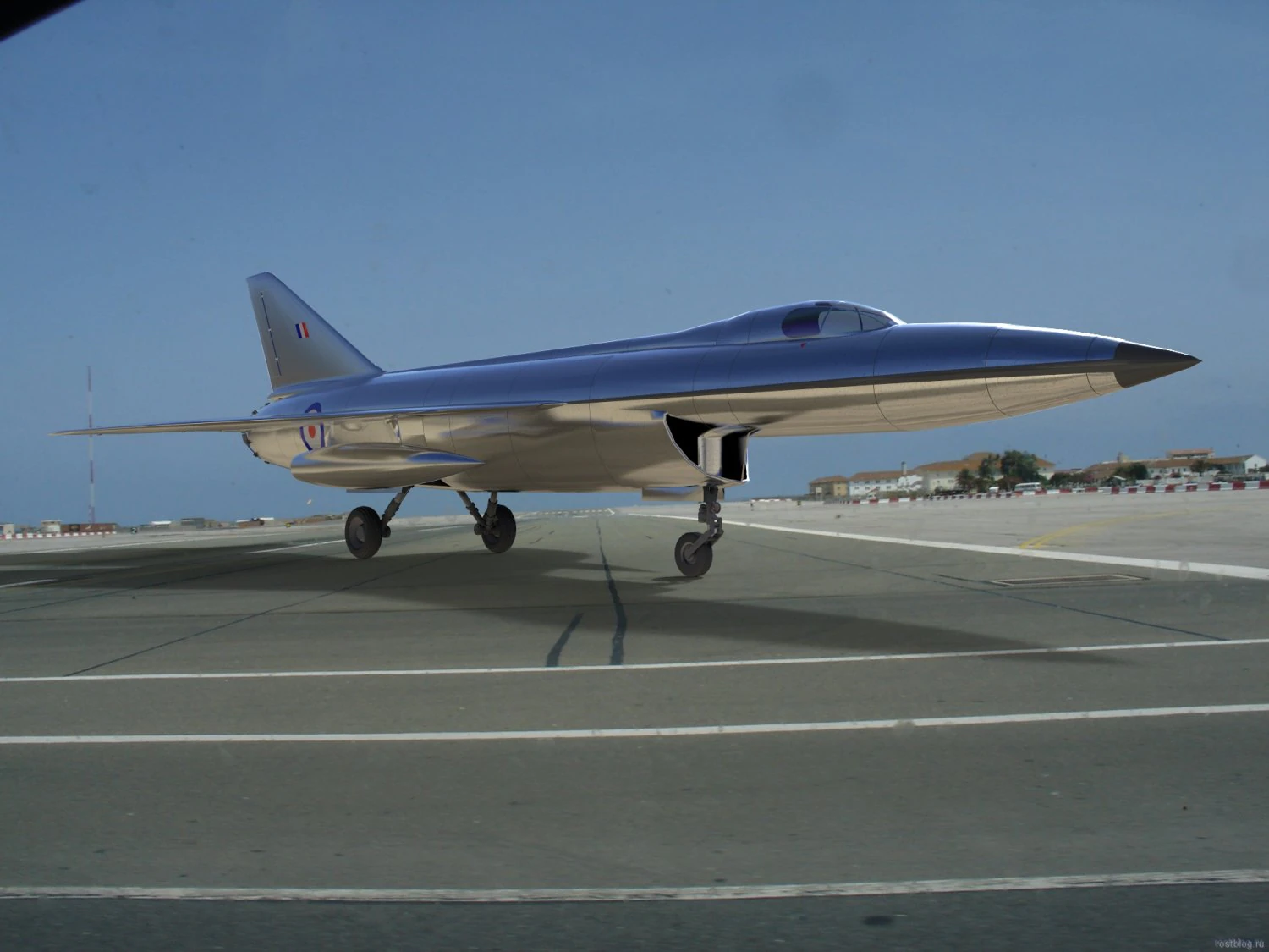 Hawker siddeley p1121 3D Model .c4d .max .obj .3ds .fbx .stl .blend 