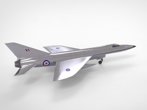Hawker siddeley p1121 3D मॉडल