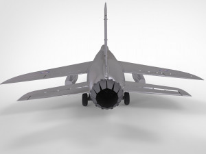Hawker siddeley p1121 3D मॉडल
