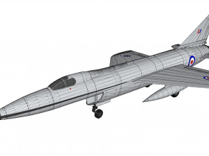 Hawker siddeley p1121 3D मॉडल