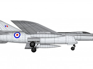 Hawker siddeley p1121 3D मॉडल