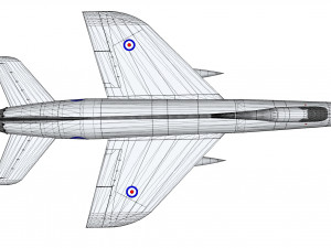 Hawker siddeley p1121 3D मॉडल