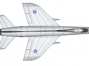 Hawker siddeley p1121 3D Model
