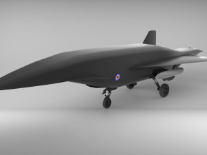 hawker siddeley type 1019e2 3D Model