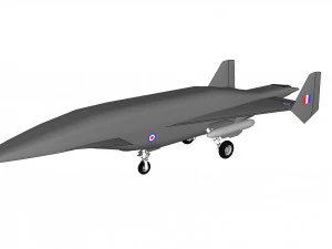 Hawker siddeley type 1019e2 3D Model