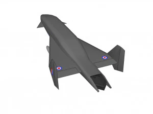 Hawker siddeley type 1019e2 3D Model