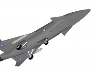 Hawker siddeley type 1019e2 3D मॉडल