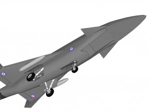 Hawker siddeley type 1019e2 3D Model