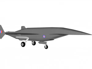 Hawker siddeley type 1019e2 3D Model