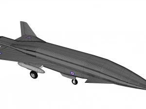 Hawker siddeley type 1019e2 3D Model