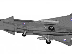 Hawker siddeley type 1019e2 3D Model