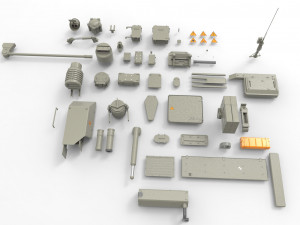Mechanics collection 1 kitbash Modelo 3D